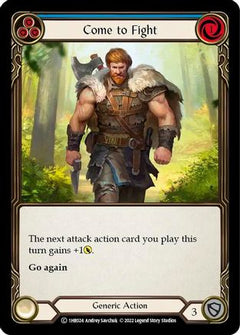 Come to Fight (Blue) [1HR024] (Historic Pack 1 Blitz Deck Rhinar)-1
