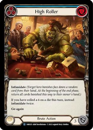 High Roller (Blue) [1HR025] (Historic Pack 1 Blitz Deck Rhinar)-1