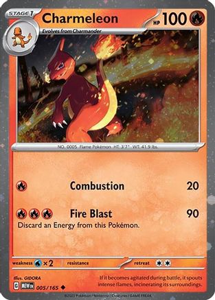 Charmeleon (005) (Cosmos Holo) [Scarlet & Violet: Black Star Promos]-1