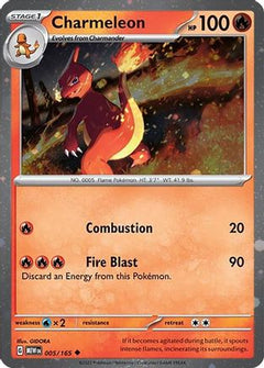 Charmeleon (005) (Cosmos Holo) [Scarlet & Violet: Black Star Promos]-1