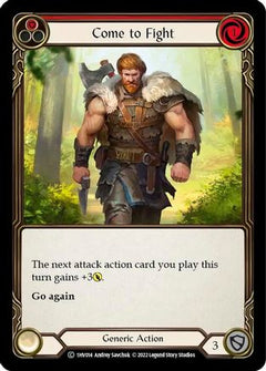 Come to Fight (Red) [1HV014] (Historic Pack 1 Blitz Deck Viserai)-1