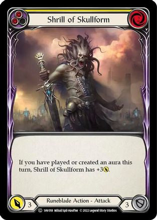 Shrill of Skullform (Yellow) [1HV018] (Historic Pack 1 Blitz Deck Viserai)-1