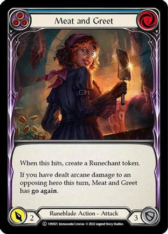 Meat and Greet (Blue) [1HV021] (Historic Pack 1 Blitz Deck Viserai)-1