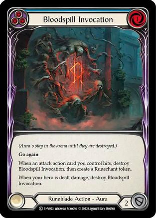 Bloodspill Invocation (Blue) [1HV023] (Historic Pack 1 Blitz Deck Viserai)-1