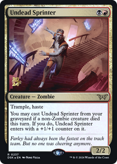 Undead Sprinter (PRE-237) - Duskmourn: House of Horror Promos Foil-1