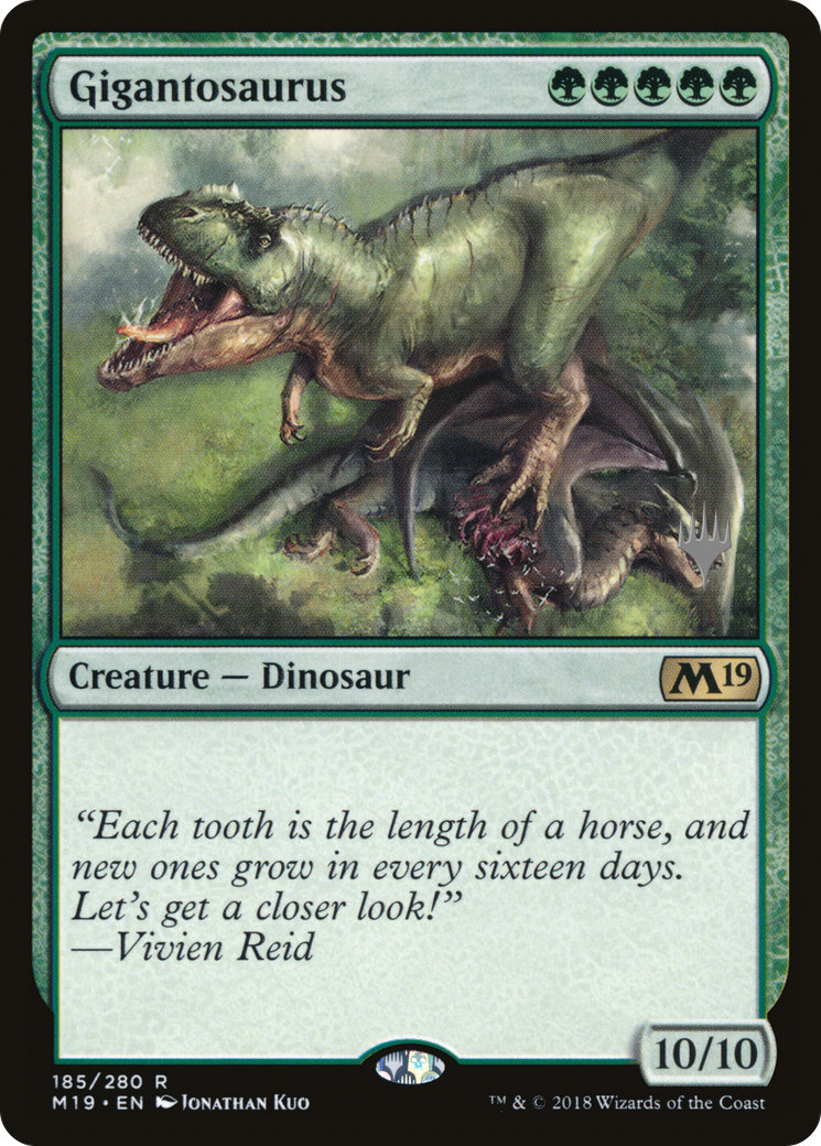 Gigantosaurus (Promo Pack) [Core Set 2019 Promos]-1