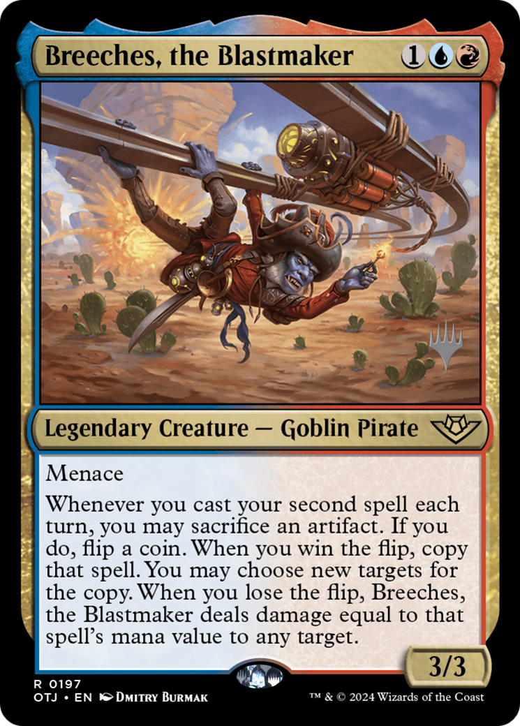 Breeches, the Blastmaker (Promo Pack) [Outlaws of Thunder Junction Promos]