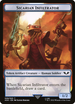 Sicarian Infiltrator (T40K-008) - Warhammer 40,000 Tokens-1