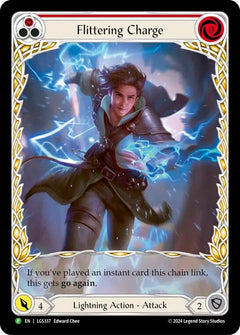 Flittering Charge (Red) (Extended Art) [LGS337] (Promo)  Rainbow Foil-1