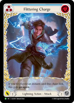 Flittering Charge (Blue) (Extended Art) [LGS339] (Promo)  Rainbow Foil-1
