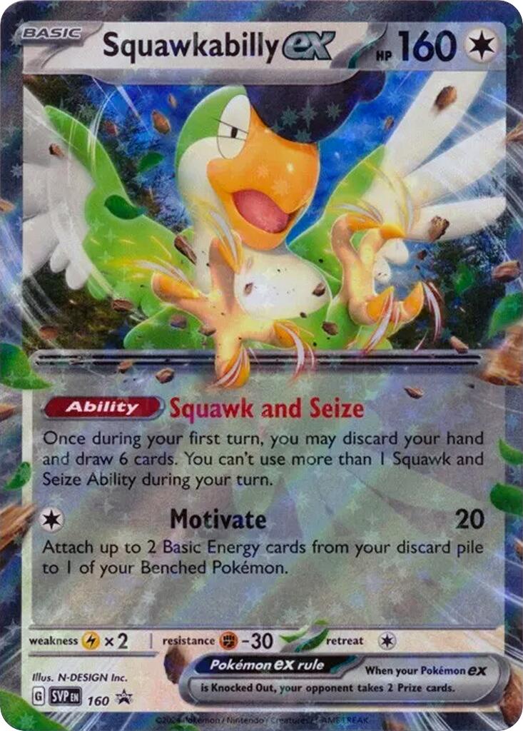 Squawkabilly ex (SVP160) [Scarlet & Violet: Black Star Promos]-1