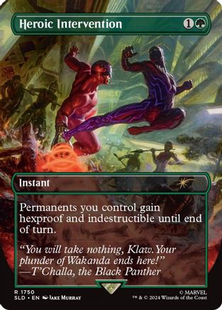 Heroic Intervention (Rainbow Foil) [Secret Lair Drop Series]-1