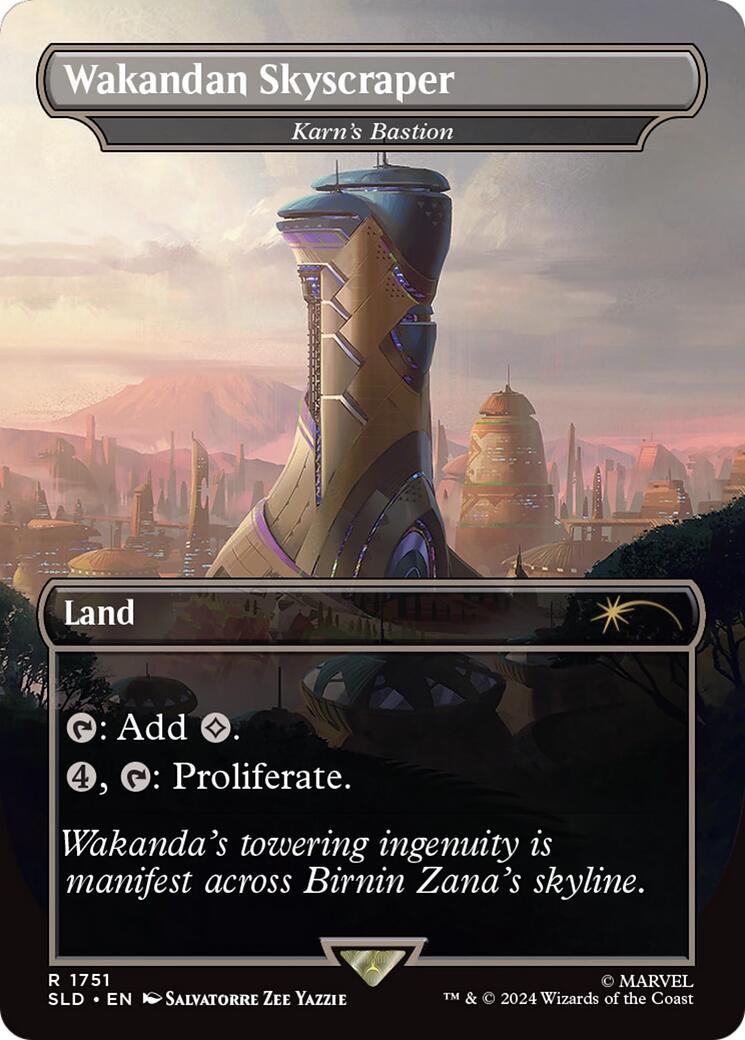 Wakandan Skyscraper - Karn's Bastion [Secret Lair Drop Series]-1