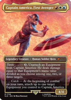 Captain America, First Avenger (Rainbow Foil) [Secret Lair Drop Series]-1
