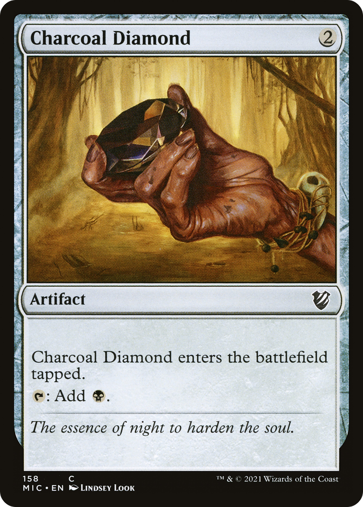 Charcoal Diamond [Innistrad: Midnight Hunt Commander]-1