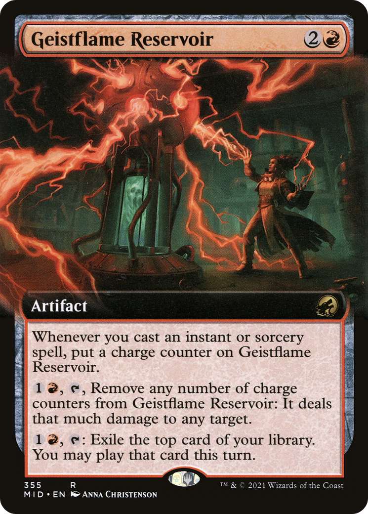 Geistflame Reservoir (Extended Art) [Innistrad: Midnight Hunt]-1