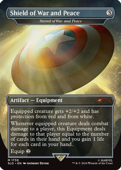 Shield of War and Peace - Sword of War and Peace (Rainbow Foil) [Secret Lair Drop Series]-1