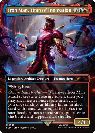 Iron Man, Titan of Innovation (Rainbow Foil) [Secret Lair Drop Series]-1