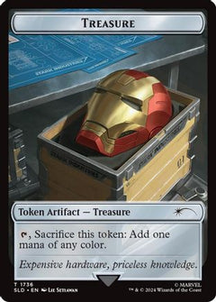 Treasure Token (1736) (Rainbow Foil) (SLD-1736) - Secret Lair Drop Foil-1
