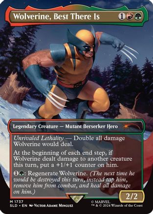 Wolverine, Best There Is (Rainbow Foil) (SLD-1737) - Secret Lair Drop Series Foil-1