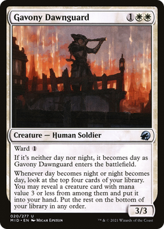 Gavony Dawnguard [Innistrad: Midnight Hunt]-1