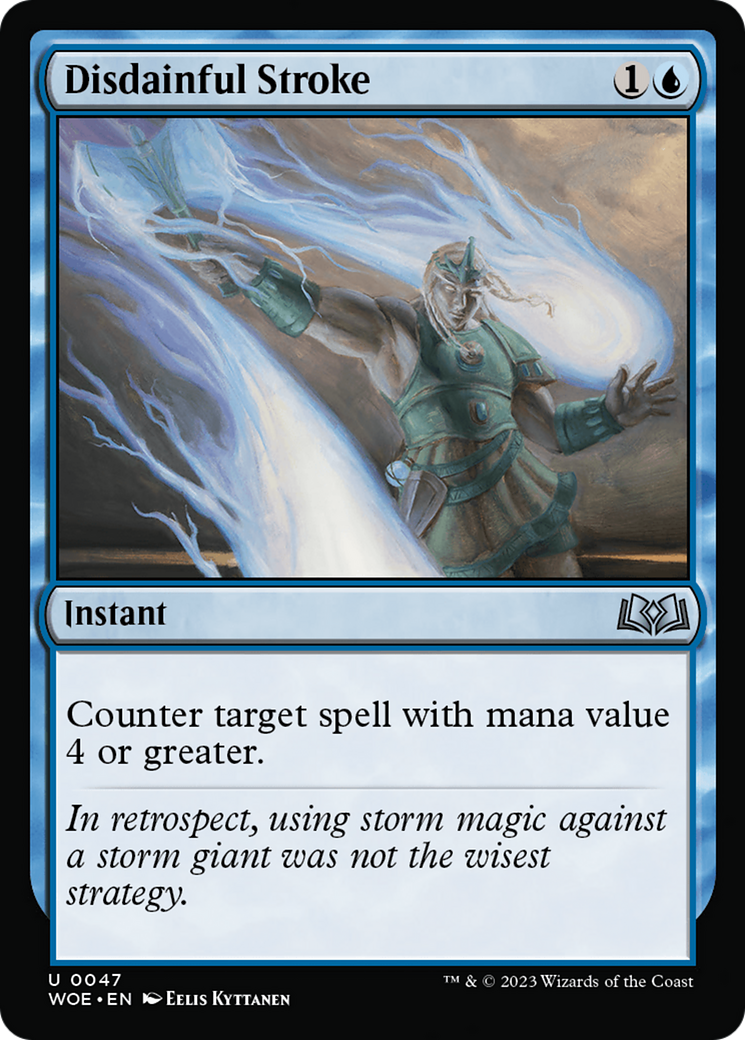 Disdainful Stroke [Wilds of Eldraine]-1