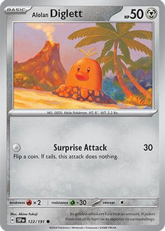 Alolan Diglett (122/191) [Scarlet & Violet: Surging Sparks]-1