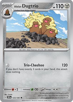 Alolan Dugtrio (123/191) [Scarlet & Violet: Surging Sparks]-1