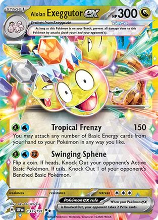 Alolan Exeggutor ex (133/191) [Scarlet & Violet: Surging Sparks]-1