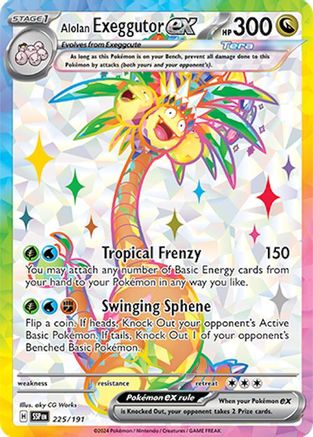 Alolan Exeggutor ex (225/191) [Scarlet & Violet: Surging Sparks]-1
