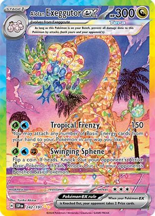 Alolan Exeggutor ex (242/191) [Scarlet & Violet: Surging Sparks]-1