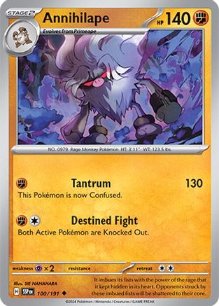 Annihilape (100/191) [Scarlet & Violet: Surging Sparks]-1