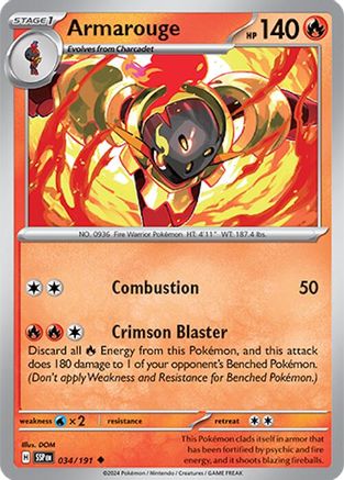 Armarouge (034/191) [Scarlet & Violet: Surging Sparks]-1