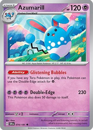 Azumarill (074/191) [Scarlet & Violet: Surging Sparks]-1
