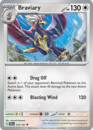 Braviary (153/191) [Scarlet & Violet: Surging Sparks]-1