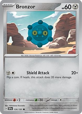 Bronzor (126/191) [Scarlet & Violet: Surging Sparks]-1