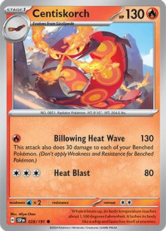Centiskorch (028/191) [Scarlet & Violet: Surging Sparks]-1