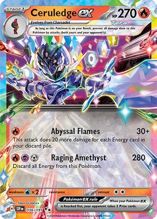 Ceruledge ex (036/191) [Scarlet & Violet: Surging Sparks]-1