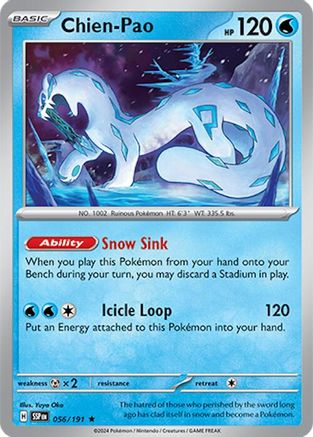 Chien-Pao (056/191) [Scarlet & Violet: Surging Sparks]-1