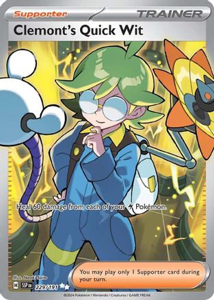 Clemont's Quick Wit (229/191) [Scarlet & Violet: Surging Sparks]-1