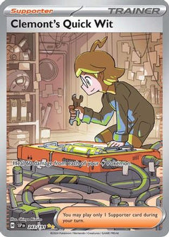 Clemont's Quick Wit (243/191) [Scarlet & Violet: Surging Sparks]-1