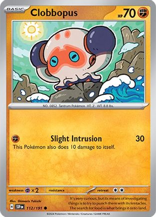 Clobbopus (112/191) [Scarlet & Violet: Surging Sparks]-1