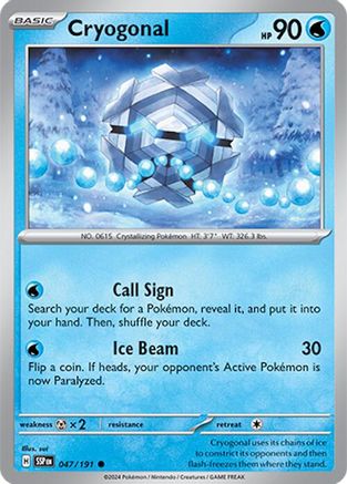 Cryogonal (047/191) [Scarlet & Violet: Surging Sparks]-1