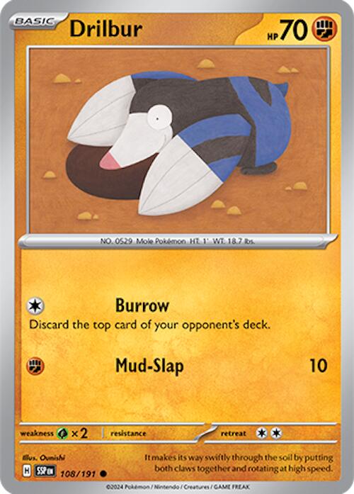 Drilbur (108/191) [Scarlet & Violet: Surging Sparks]-1