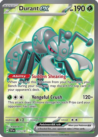 Durant ex (215/191) [Scarlet & Violet: Surging Sparks]-1