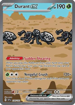 Durant ex (236/191) [Scarlet & Violet: Surging Sparks]-1