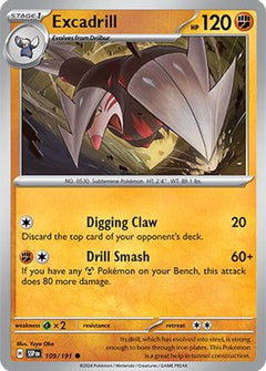 Excadrill (109/191) [Scarlet & Violet: Surging Sparks]-1