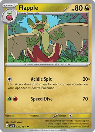 Flapple (139/191) [Scarlet & Violet: Surging Sparks]-1