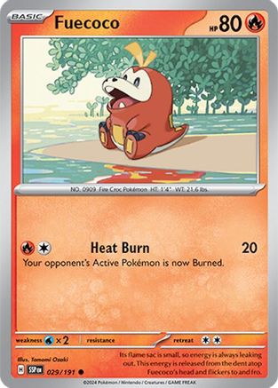 Fuecoco (029/191) [Scarlet & Violet: Surging Sparks]-1