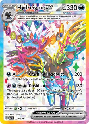Hydreigon ex (223/191) [Scarlet & Violet: Surging Sparks]-1